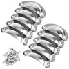 10pcs Drawer Handles Cabinet Pulls Handles Retro Door Handle Shell