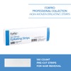 ForPro Professional Collection Non-Woven Epilating Strips, White, Tear-Resistant, Pre-Cut Strips