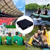 KIMI HOUSE Black Heated Stadium Seat Cushion 2 Pack, Boat