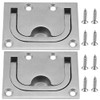 UBERMing 2 Pack Boat Flush Hatch Stainless Steel Marine Handle