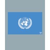 WHATABUS WF208 UN United Nations Flag Sticker 8.5 x 5.5