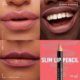 NYX PROFESSIONAL MAKEUP Slim Lip Pencil, Long-Lasting Creamy Lip Liner - Rose