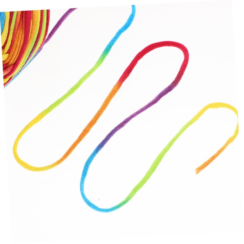 OSALADI 2pcs Vibrant Color DIY Knitting Yarn Soft and Skin