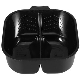 Double Compartment Hair Mixing Bowl 2.56 Inch Plastic Hair Dye Bowl for Salon and Home Use Stackable Color Mixing Tool for Tinting and Dye Application