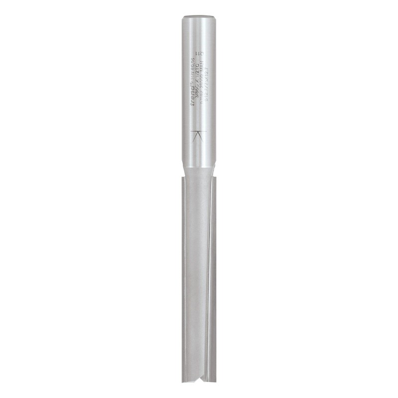 Trend Professional Two Flute Router Cutter Bit, 1/2 Inch Shank,