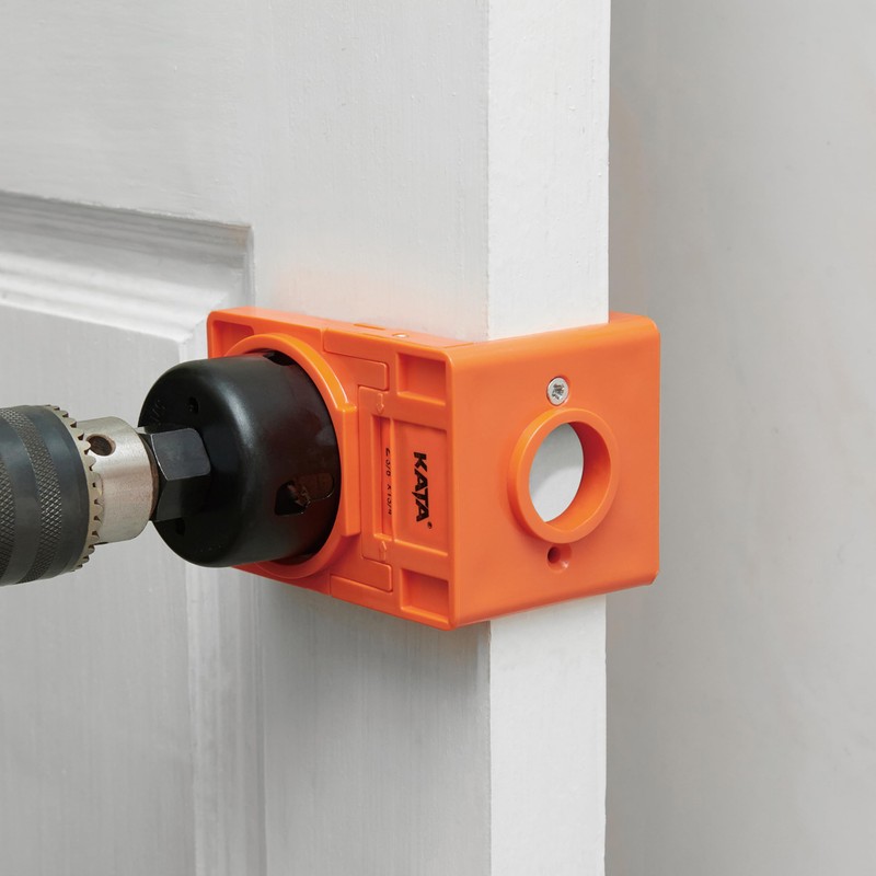 KATA 1-3/8" - 1-3/4" Door Lock Installation Kit with Large