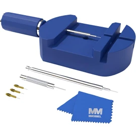 MMOBIEL - Kit de herramientas de reparación de ajuste para relojeros con pines, empujador de resorte de acero