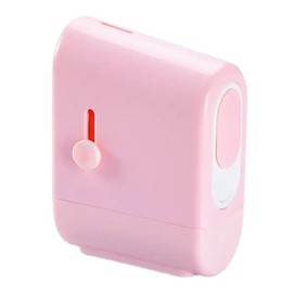 Audiophan Security Stamp Privacy Stamp Roller Stamp with Opener Stamp Eraser Hide Pink Product Size 80x59x35mm