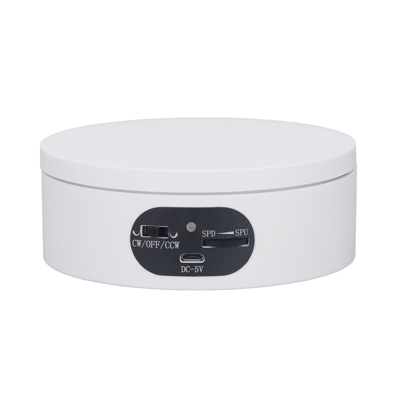 Rotating Display Stand 4.7in USB Battery Powered Stable Quiet Auto