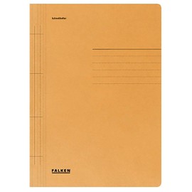 Falken File Folder for A4 Cardboard 250 g/m² Orange