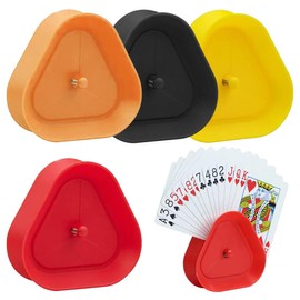 CJZZ Playing Card Holder 4 Pieces Card Holder Playing Card Holder Children's Playing Card Holder Children Suitable for Elderly, Children and People with Limited Mobility
