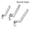 GOZAR Chrome Vanadium Adjustable Hook Wrench C Wrench 19-51mm 32-76mm