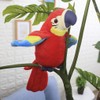 9'' Cute Talking Parrot Repeats What You Say Electronic Interactive