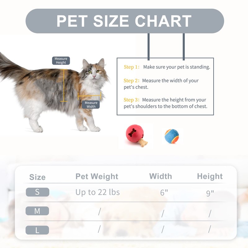 Cat Door for Wall, Energy Efficient Pet Door with Steel