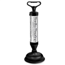 bulk buys OB641 Drain Buster Plunger, Transparent, Black