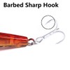 ABS Plastic Fishing Lure with Barbed Hooks Lifelike 3D Minnow