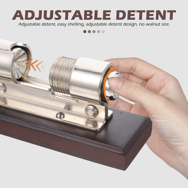 Nutcracker for Nuts Heavy Duty Nut Cracker Tool with Wooden