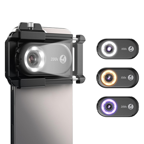 MIAO LAB 100X/150X/200X Nano Zoom Phone Micro Lens for iPhone/Android