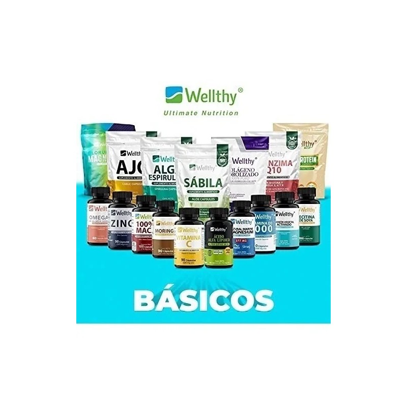 Wellthy Cúrcuma Y Jengibre 100 Cápsulas Sabor Neutro