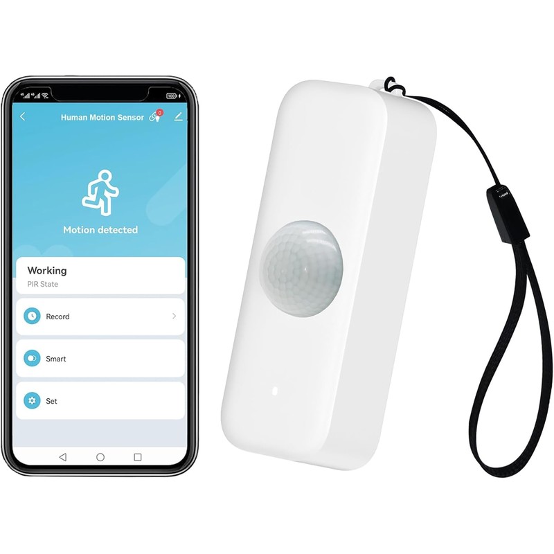 PHOVOLT WiFi PIR Motion Sensor: Smart Indoor with App Notification