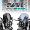 Motorcycle Windshield Deflector with Bracket Windscreen Fit for Rebel 500