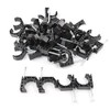 (50 Pack) TMKOOL 1 inch Half J Clamp J-Hook with