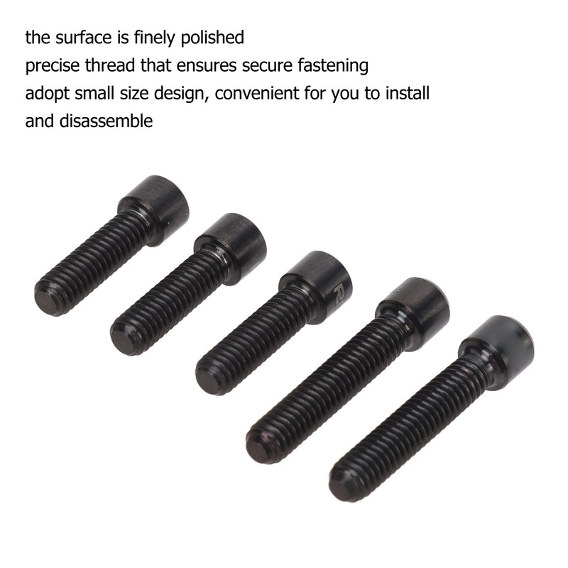 5Pcs Derailleur Screws M4 3Pcs 13.5 2Pcs 20mm Titanium Alloy