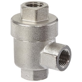 Legris 7982 14 14 Nickel-Plated Brass Quick Exhaust Valve, 1/4" NPT Female