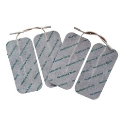 TENS Electrode Pads for Tens Machines 10cm x 5cm Large Pre Wired Reusable