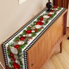 TOVINANNA Christmas Table Runner Elegant Holiday Tablecloth for Dining and