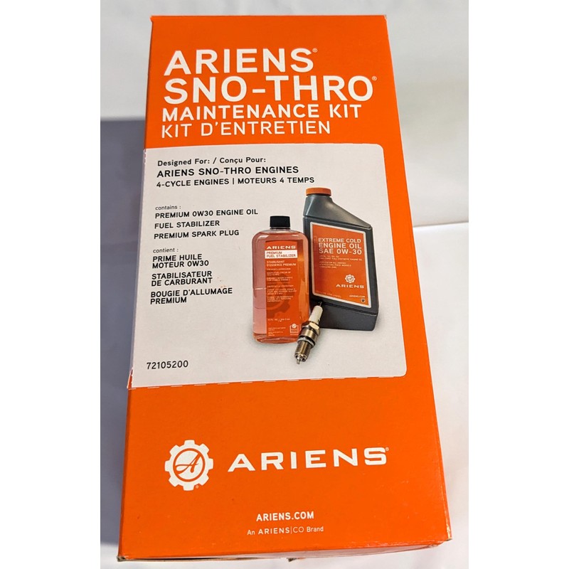 Ariens 72105200 0W-30 Snowblower Engine Maintenance Kit