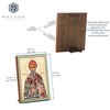 NKlaus Saint Spyridon Wooden Icon 10 x 12 cm Christian