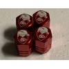 Kansas City Chiefs Tire Valve Stem cap Covers 4 Pc, #KC2, FREE ?