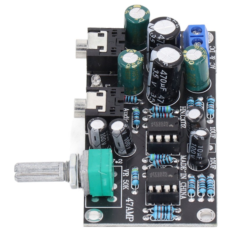 Headphone Amplifier Board Audio OP AMP Module 2 Channel Portable