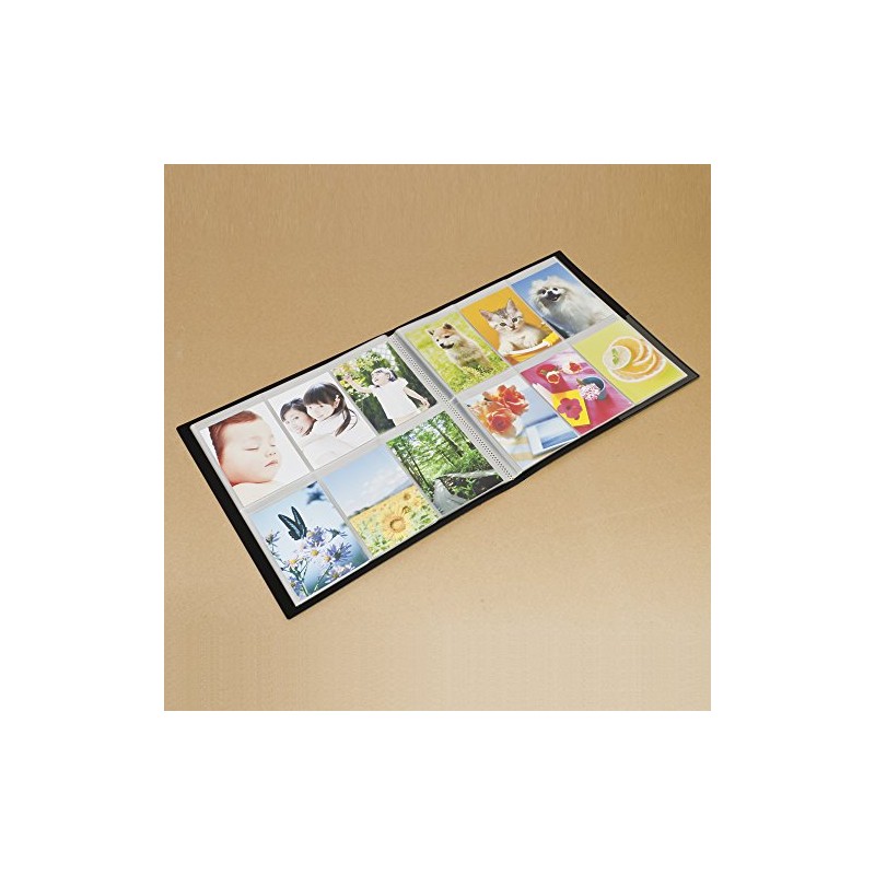ナカバヤシ ポケットアルバム フォトホルダー L判タテ6面 ブラック PH6TL-1240-D