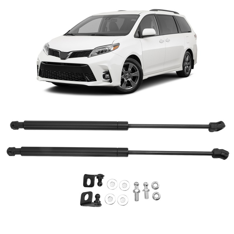 Pair Hood Bonnet Lift Support Gas Shock Struts Carbon Steel
