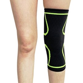 Unisex Sports Running Knee Brace for Joint Protection Band Gray/L 2ea