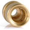 Uni-Fine 2 Pieces 1/2 Inch Garden Hose Quick Connector Brass
