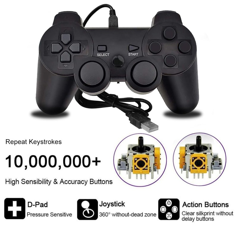 2 Pack P3 Controller, Play3 Controller Compatible with Play 3