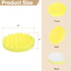 HARFINGTON Buffing Sponge Pads 7" Polishing Wheel Waffle Finishing Grip