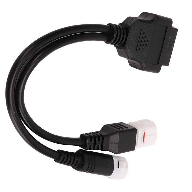 3pin 4pin Motorcycles OBD OBD2 Adapter Cable Easy Fault Detection