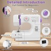Portable Mini Sewing Machine for Beginners, 14 Stitches & Extension