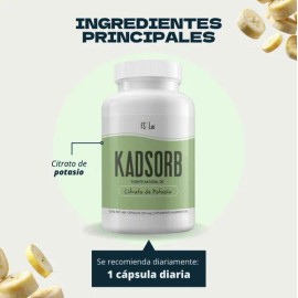 Natural Slim Kadsorb Potasio Citrato de Potasio Botella