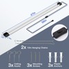 BBOUNDER 4 Pack Linkable LED Utility Shop Light, 4400 LM,
