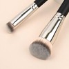 2 Pcs Mini-Sloped Concealer Brush, Angled Mix Contour Brush, 2-in-1