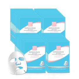 Whitening Essence Mask Pack 30mlx40 sheets/Whitening functional pack for blemish management and dull skin / 화이트닝 에센스 마스크팩 30mlx40매미백기능성팩 잡티관리 칙칙한피부