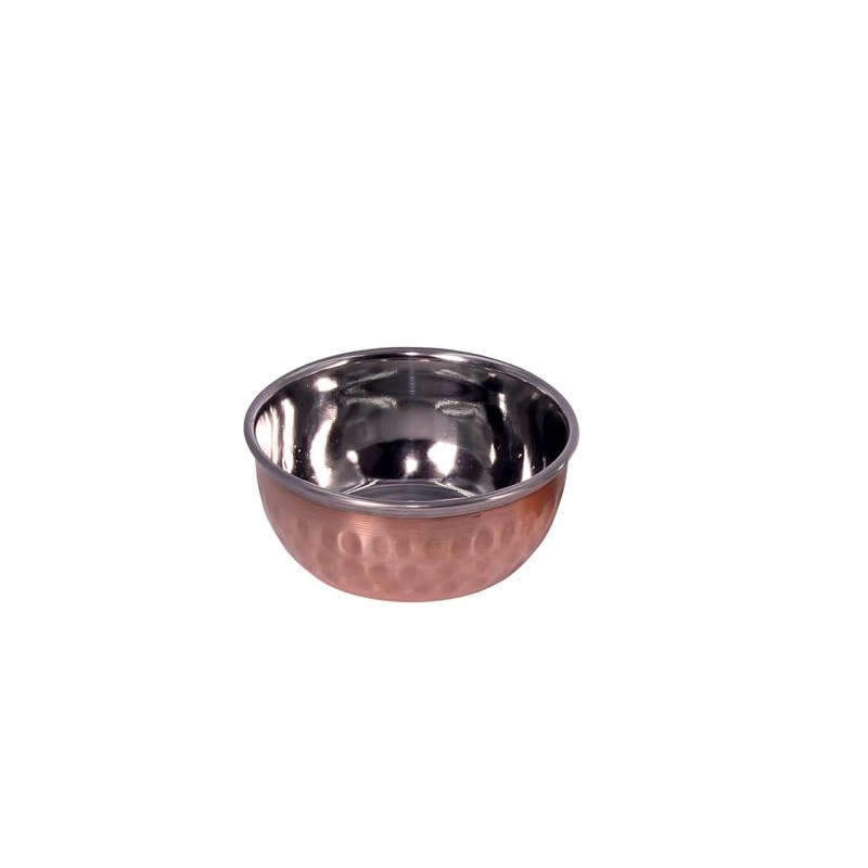 THE Unltd India Copper and Stainless Steel Tableware Serving Bowl,