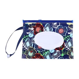 1Pc Blue Wet Wipe Dispenser,Portable Refillable Wipe Holder,Reusable Lightweight Wipes Container Case Travel Wet Wipe Pouch Products Diapering Wipes and Holders Wipe Holders