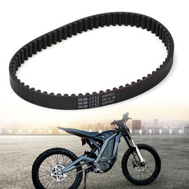 WIKIBB Motorcycle Electric Bike Drive Belt for Surron Sur-Ron Light Bee X Surron X160 X260 for Talaria Segway X260 X160 560-8M Electric Dirt Bike Black Drive Belt Replacement Motorcycle Accessories