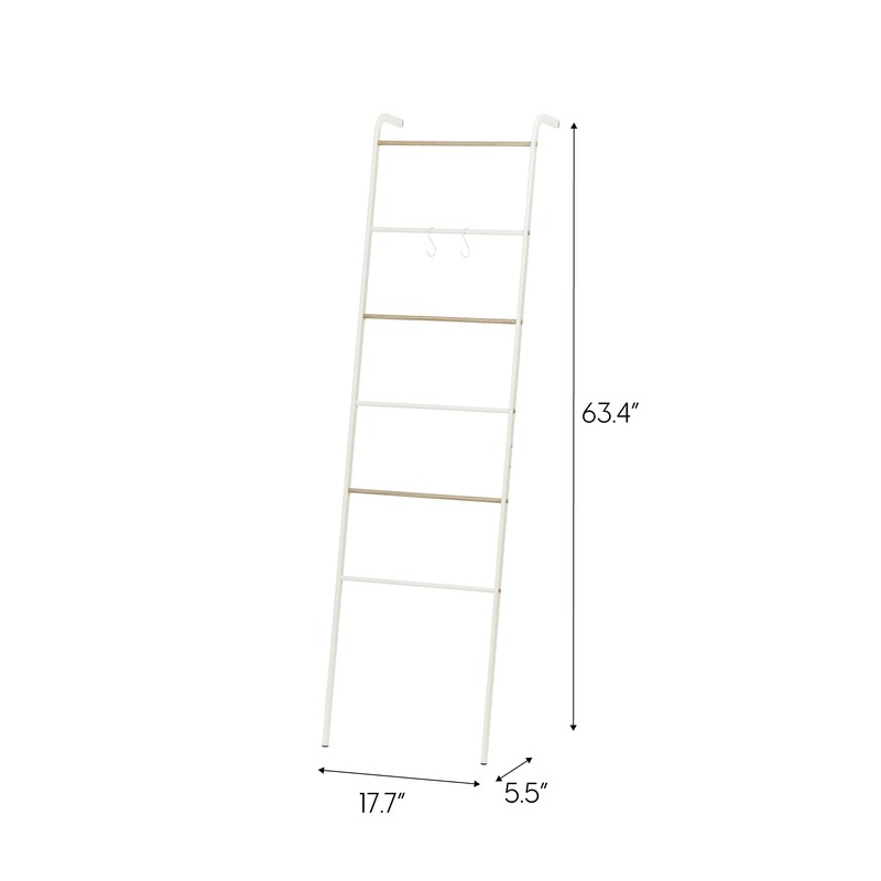 IRIS USA Clothing Rack, Blanket or Garment Ladder, Easy to